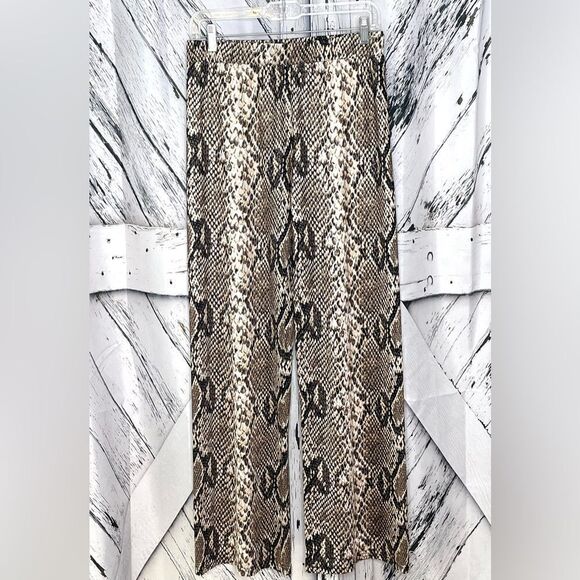 NWT Intermix Resume’ Pallas Python Pull On Pants M - Picture 3 of 10